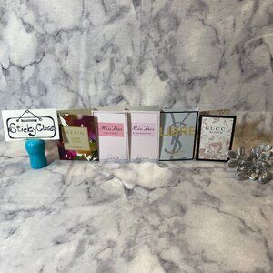 Lot of 5 Aerin,Dior,Dior,Gucci,Yves SaintLaurent,Rose,Bouquet,Libre,Rose-5pc-NEW